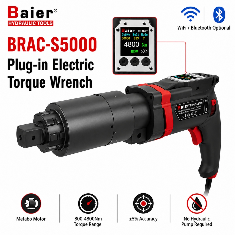 مفتاح عزم الدوران الكهربائي BRAC-S5000 مع محرك Metabo